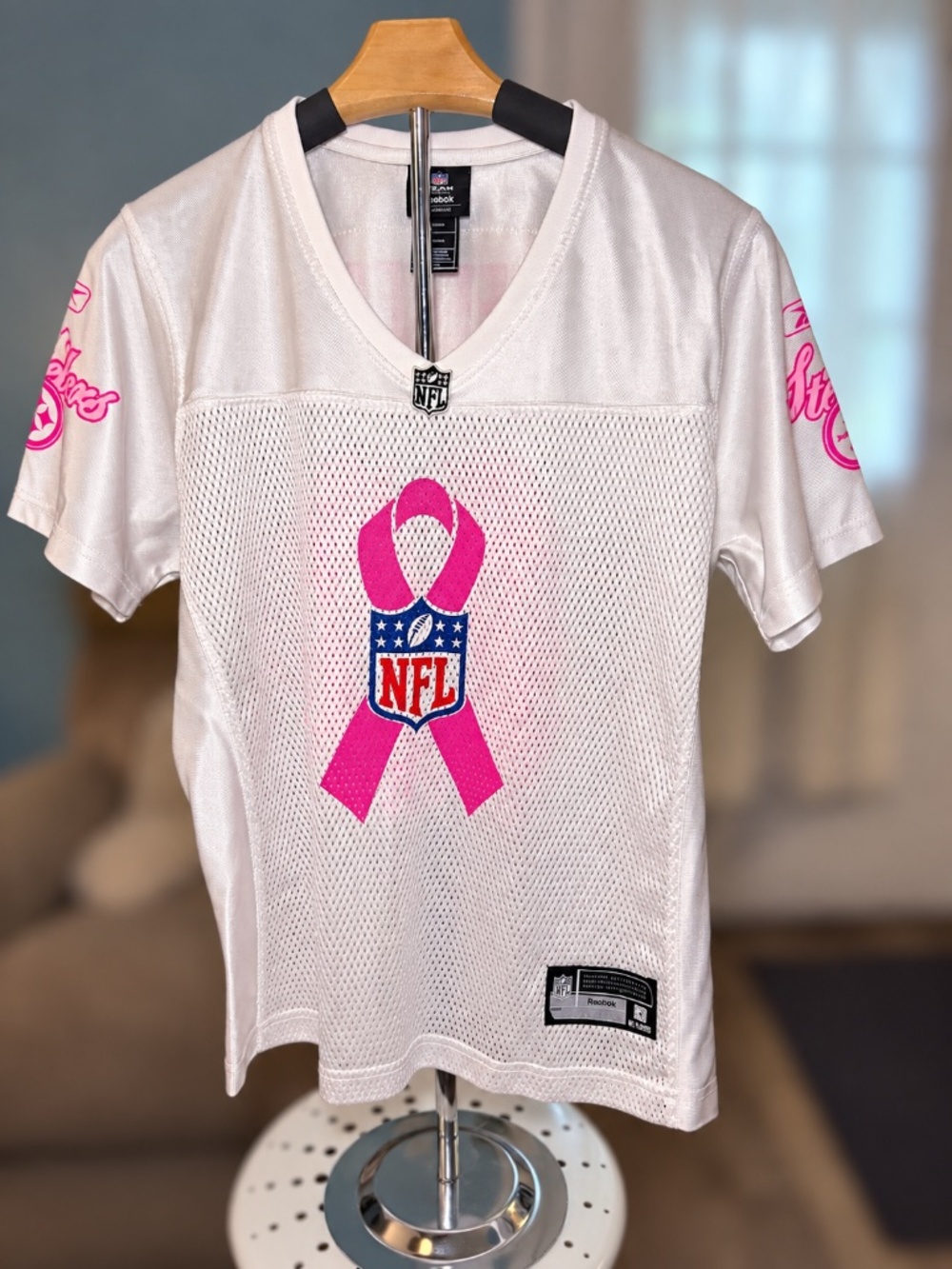 Reebok NFL Breast Cancer Awareness Steelers Jersey